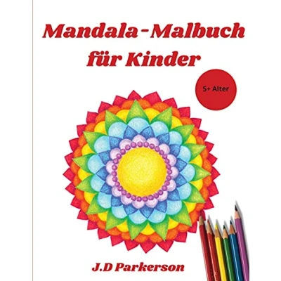 Abbildung von Mandala Malbuch für Kinder: Einfache Mandalas zum Ausmalen Entspannung 5+Alter