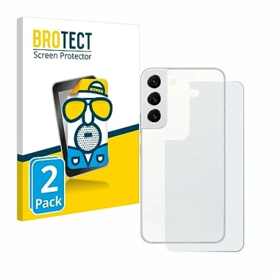 Abbildung von BROTECT Entspiegelungs Schutzfolie für Samsung Galaxy S22 5G (Rückseite) (2 Stück) Matte Displayschutz Folie, Anti Reflex, Fingerprint
