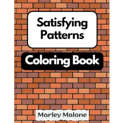Abbildung von Satisfying Patterns Coloring Book Relaxing For All Ages: Bold &amp; Simple
