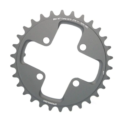 Abbildung von STRONGLIGHT KETTENBLATT HT3 SCHW 2X10 XTR FCM980 64MM 26Z
