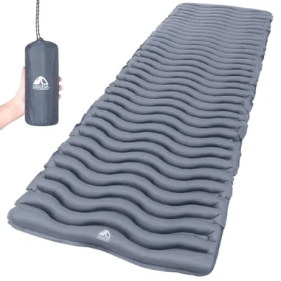 Abbildung von Unigear Camping Isomatte Kleines Packmaß, Aufblasbare Luftmatratze Camping, Schlafmatte für Outdoor, Ultraleicht Feuchtigkeitsbeständig Wasserdicht und rutschfest, MEHRWEG