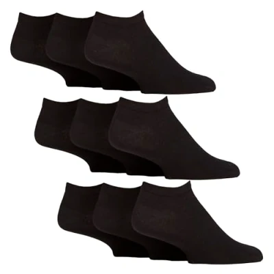 Abbildung von IOMI 9er Pack Herren Diabetiker Socken Sneaker Extra Weit Diabetikersocken Kurz Ohne Gummi