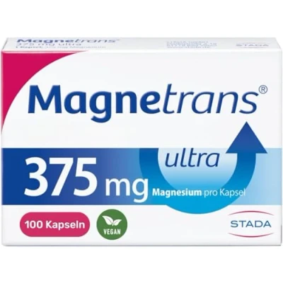 Abbildung von Magnetrans 375 mg ultra Kapseln Magnesiumkapseln für eine normale Muskel und Nervenfunktion 1 x 100
