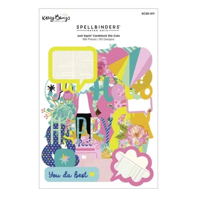Abbildung von Spellbinders Just Sayin&#039; Die Cuts (SCSE 011)