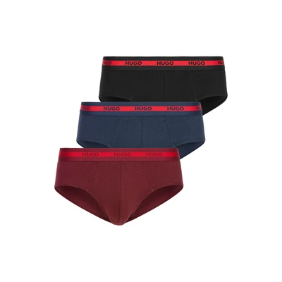 Abbildung von HUGO Hipbr Triplet Planet 3 PACK Slip, Herren, Größe: Medium, Patterned three