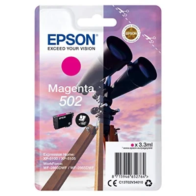 Abbildung von Epson 502 (C13T02V34010) Magenta Druckerpatrone
