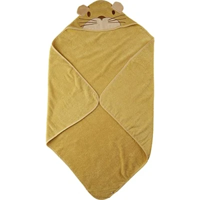 Abbildung von Pippi made with love Catface Badetuch für Kinder, Größe: One Size, Rattan
