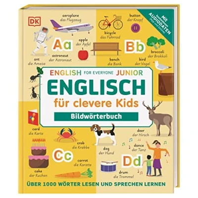 Abbildung von Englisch für clevere Kids Bildwörterbuch: Über 1000 Wörter lesen und sprechen lernen. Mit kostenlosen Audio Daten (App Online) Kinder ab 7 Jahren