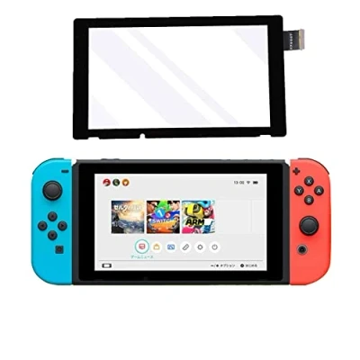 Abbildung von Hakeeta Touchscreen der Spielkonsole, Ersatz des Touchscreens für den Switch, präzise, korrosionsbeständig und verschleißfest, die Spielekonsole Switch
