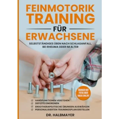 Abbildung von Feinmotorik Übungen: nach Schlaganfall, für Erwachsene oder Senioren