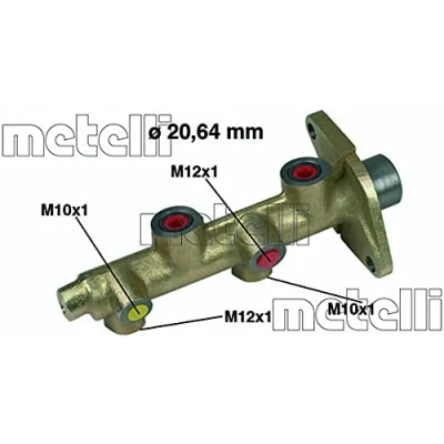 Abbildung von METELLI 05 0135 Hauptbremszylinder 20,64mm Gusseisen
