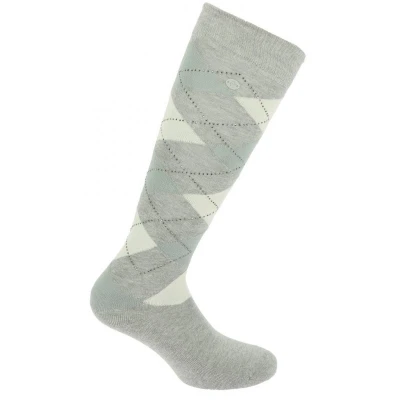 Abbildung von EQUITHÈME Socken Girly Grau Hellblau 39 41
