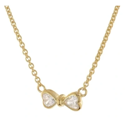 Abbildung von GLIZZ GL8350 Damen Halskette Schleife Gold 333/8K Zirkonia Collier **