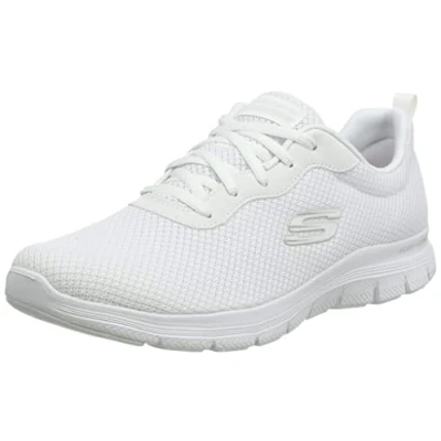 Abbildung von Skechers Sport FLEX Appeal 4.0 Sneaker low, Damen, Größe: 39.5, Weiß wht Schuhe