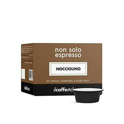 Abbildung von Il Caffè Italiano Kaffeekapseln Kompatibel Lavazza A Modo Mio Nocciolino 80 Stk Mio, Süßer Haselnussgeschmack Kapseln Frhome