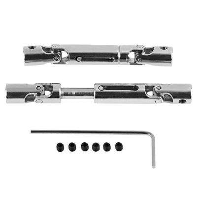 Abbildung von RC Auto Antriebswelle, 2 Stück Metall Universal Antriebswelle für WPL 1/16 Skala Military Truck Modell Upgrade Teile Zubehör