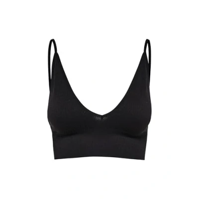 Abbildung von ONLY Onlvicky Seamless Cropped Unterhemd/shirt, Damen, Größe: XS/S, Schwarz