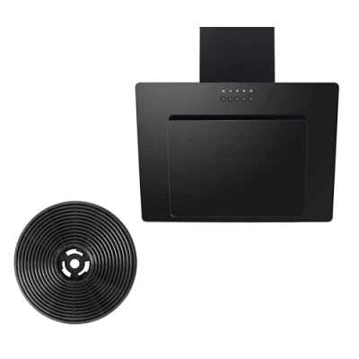Abbildung von Yuna Wandhaube Dunstabzugshaube KIM SH60A, inkl. Kohlefiltern, 60cm, inklusive Kohlefilter