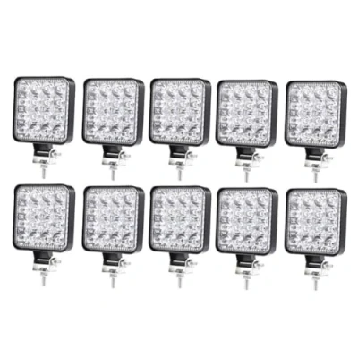 Abbildung von WELLIT LED Arbeitsscheinwerfer 10 X 48W Mini Zusatzscheinwerfer 12V 24V Offroad Scheinwerfer Spotlight 6000K Wasserdicht IP68 für Trecker KFZ Bagger