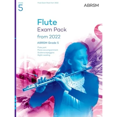 Abbildung von Flute Exam Pack from 2022, ABRSM Grade 5: Selected the syllabus 2022. Score &amp; Part, Audio Downloads, Scales Sight Reading (ABRSM Pieces)