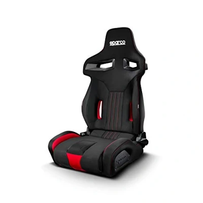 Abbildung von Sparco Sportsitz R333 Schwarz/Rot (Verstellbar)
