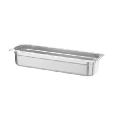 Abbildung von HENDI Gastronormbehälter, Temperaturbeständig von 40 bis 300C, Heissluftöfen Kühl und Tiefkühlschränken Chafing Dishes Bain Marie, Stapelbar, 8,6L, GN 2/4, 530x162x(H)150mm, Edelstahl 18/10
