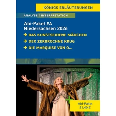 Abbildung von Abitur Niedersachsen 2026 EA Deutsch Abi Paket: Ein Bundle mit allen Lektürehilfen zur Abiturprüfung: Das kunstseidene Mädchen, Der zerbrochne Krug , Die Marquise von O… (Königs Erläuterungen)