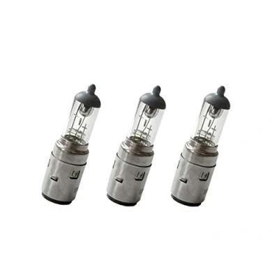 Abbildung von ShuoHui 3 Stück Lampe S2 Birne 12V 35/35W BA20d Sockel Bilux Halogen Glühbirne Glühlampe für Roller ATV Motorrad und KFZ