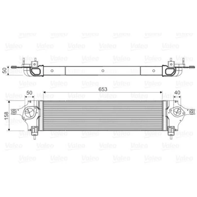 Abbildung von VALEO 818589 Ladeluftkühler ohne AGR Ventil NISSAN: Qashqai / Qashqai+2 I