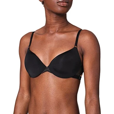 Abbildung von Sloggi Damen Halbschalen BH S Symmetry WHP, Schwarz (Black 0004), Gr. 70E