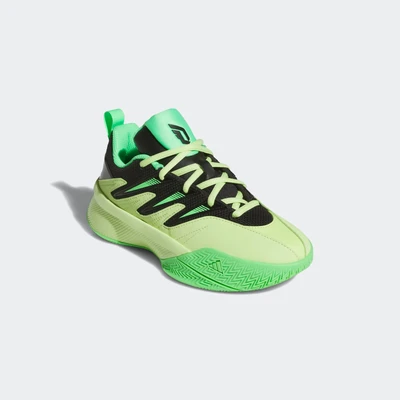 Abbildung von adidas Performance DAME Certified 3 J Unisex Basketballschuh für Kinder, Größe: 38 2/3, Pulse lime/core black/screaming green Schuhe