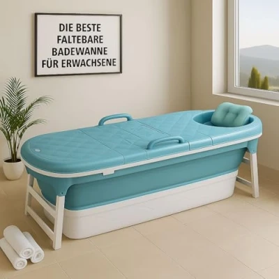 Abbildung von Bath Bob Badewanne faltbare Erwachsene 138cm klappbare mobile Klappbadewanne