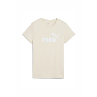 Abbildung von Puma ESS No. 1 Logo T Shirt Damen Mit Print Alpine Snow Größe: L