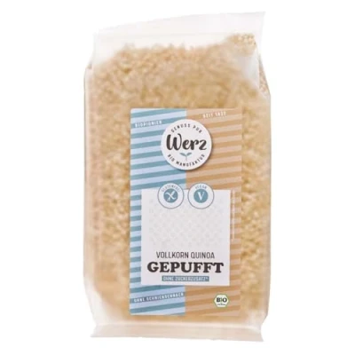 Abbildung von Werz Vollkorn Quinoa gepufft ungesüßt, glutenfrei (1 x 125 g Beutel) Bio