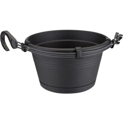 Abbildung von Elho Blumenampel Hängeampel Green Basics schwarz Ø 28 cm