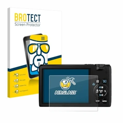 Abbildung von BROTECT Schutzglas für Canon PowerShot S95 Schutzfolie Panzer Folie Glas [Extrem Kratzfest 9H, Anti Fingerprint, Ultra Transparent]