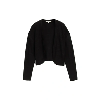 Abbildung von TOM TAILOR Denim Damen 1046680 Cardigan Strickjacke, 14482 Deep Black, XS