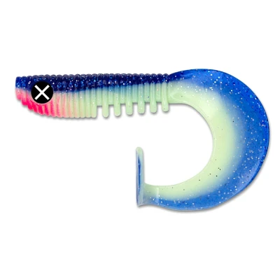 Abbildung von Monkey Lures Curly Lui Shad Big L Spezial 7.5cm (6 Stück) Gummifisch