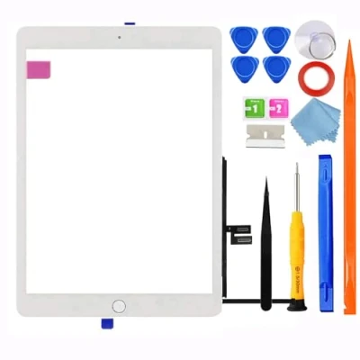 Abbildung von JPUNG Digitizer for iPad 7/iPad 8 Display Touchscreen Ersatz Bildschirm, 10.2 Inch 2019/2020, 7. Gen/8. Gen A2197 A2198 A2200 A2270 A2428 A2429 A2430, mit Home Button+Toolset