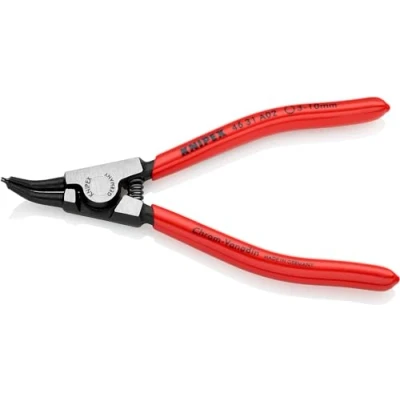 Abbildung von Knipex 46 31 A02, Sicherungsringzange, Chrom Vanadium Stahl, Kunststoff, Rot, 130 mm, 83 g
