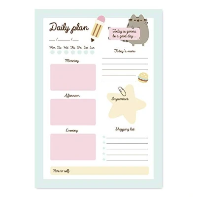Abbildung von Grupo Erik Tagesplaner Block A5 Terminplaner Pusheen Foodie Collection Kalender Planer Tischkalender ohne datum