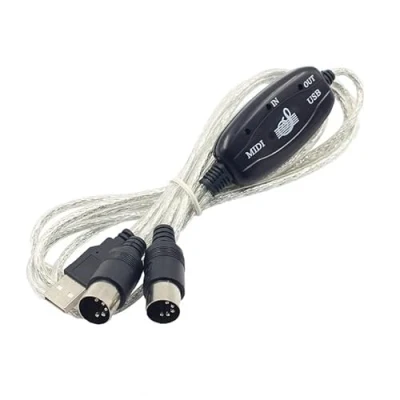 Abbildung von Ziyan B60 Midi USB Kabel Interface Konverter 5 Polig In Out zu Adapter 2m
