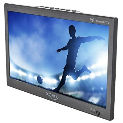 Abbildung von Xoro PTL 1050 V2 Tragbarer DVB T/T2 Fernseher mit Akku, 12/24V Betrieb Portabler Monitor (1024x600 px)