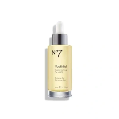 Abbildung von Boots No7 Jugendliches Nachfüll Gesichtsöl 30ml Für alle Hauttypen Gibt Haut steht IN 4 Wochen / Youthful Replenishing Facial Oil FOR ALL SKIN TYPES GIVES MORE RADIANT LOOKING WEEKS
