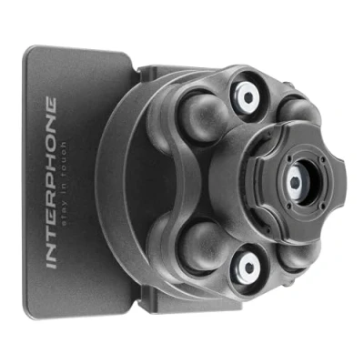 Abbildung von INTERPHONE QUIKLOX Halterung Kompatibel mit BMW Navigationsanschluss Integrierter Vibrationsschutz, 2 USB Anschlüsse (A und C) Wasserdicht IP66 Hüllen Modulares System