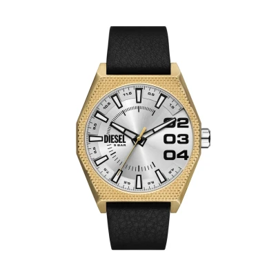 Abbildung von Diesel Herren Analog Quarz Uhr mit Leder Armband DZ2219