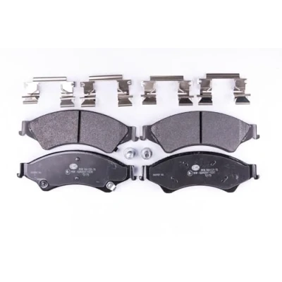Abbildung von HELLA 8DB 355 020 781 Bremsbelagsatz mit akustischer Verschleißwarnung Bremssattelschrauben Zubehör FORD: Ranger Mk3