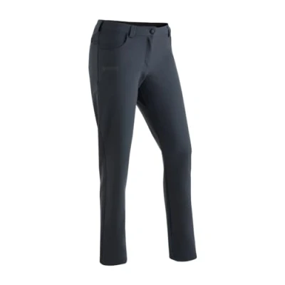 Abbildung von Maier Sports Tech Charlotte, Warme Damen Wanderhose, Wasserabweisende Outdoorhose für Trekking und Hiking, PFC frei, mSTRETCH pro 2 &amp; stormprotec Technologie, Grau, 44 (W35/L32)