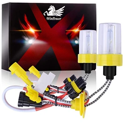 Abbildung von WinPower H11 / H8 H9 Xenon Birnen 55W HID Lichtlampe Autoscheinwerfer Ersatzlampe 6000K Reinweiß, 2 Stück