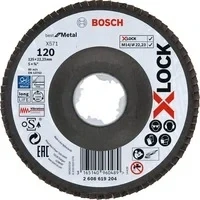 Abbildung von X LOCK Fächerscheibe X571 Best for Metal, Ø 125mm, K120, Schleifscheibe